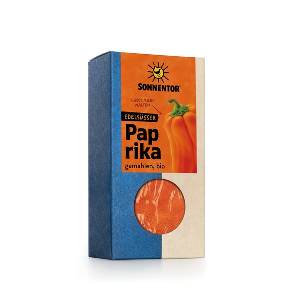 Paprika edelsüß gemahlen bio 50 g, Packung