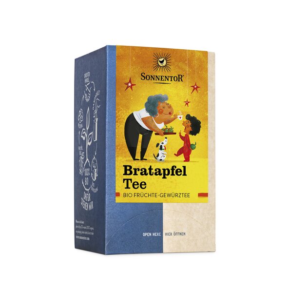 Bratapfel Tee bio 45 g, Doppelkammerbeutel